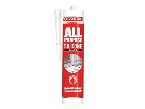 All purpose flex silicone sealants are flexible to accommodate movement as well as being weather resistant and waterproof. They contain fungicide for mould resistance and the prevention of dis-colouring, Also Guaranteed for up to 25 years and can be used in interior or exterior job application.Uses: Sealing door and window frames, baths, showers, sinks and much more.Lasts up to 25-years.Colour. Black.Cartridge Size. C20.