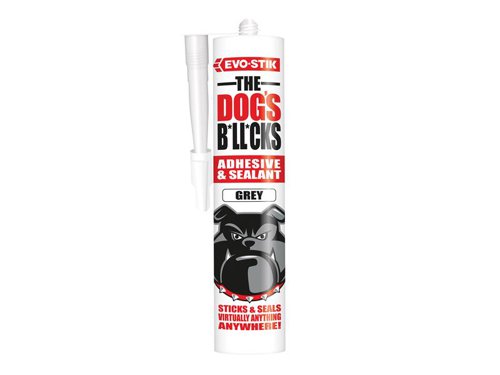 EVOTDBGR EVO-STIK The Dog's B*ll*cks Multipurpose Adhesive & Sealant  Grey 290ml