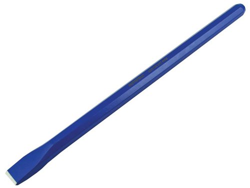 Faithfull Cold Chisels are made from high-quality grade steel which is hardened and ground to maximise safety and to ensure longer lasting cutting edges.For cutting brick, concrete and paving slabs. The cutting edge has an angle of approximately 60°.Manufactured to BS 3066.1 x Faithfull Cold Chisel 457 x 25mm (18 x 1in)