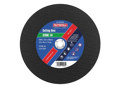 FAI Stone Cut Off Disc 300 x 3.5 x 20mm