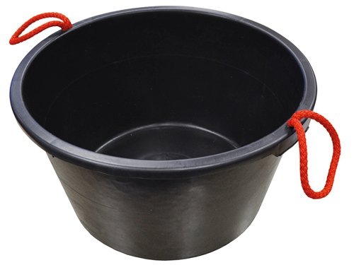 FAI Builder's Bucket 40 litre (9 gallon) - Black