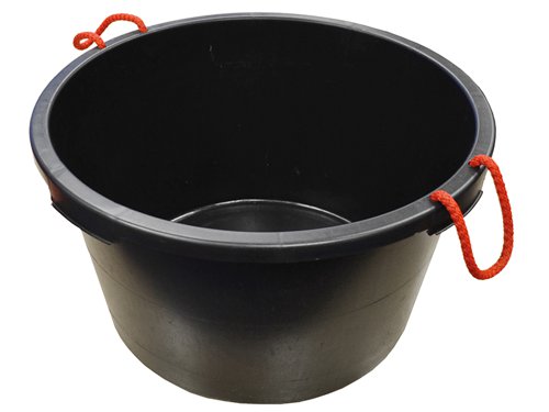 FAI65LBUCKET Faithfull Builder's Bucket 65 litre (14 gallon) - Black