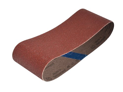 FAIAB75457C Faithfull Cloth Sanding Belt 457 x 75mm 60G (Pack 3)