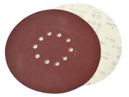 FAIADRYDISCF Faithfull Dry Wall Sanding Disc for Flex Machines 225mm Assorted (Pack 10)