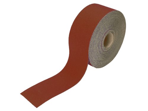 Manufactured using a robust E-Weight paper, these Faithfull Aluminium Oxide abrasive rolls are ideal for preparing surfaces before painting, and can be used on wood, metal or plastics.The rolls are ideally suited for tradesmen and regular users. Coarse grades are extremely efficient for the quick removal of old paint or tackling rough surfaces. Fine grades are used for achieving smooth finishes.The rolls are 115mm wide and can therefore be used on half sheet sanders when cut to the appropriate length.40 grit - extra coarse.50m roll.