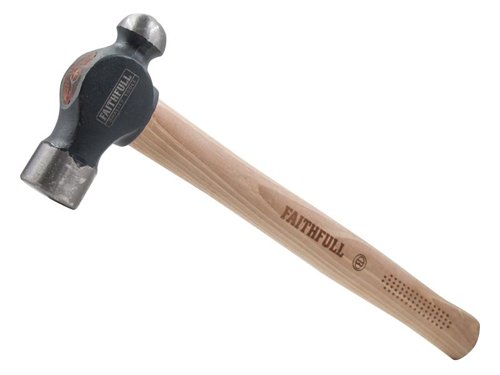 Faithfull Ball Pein Hammer FSC Hickory 908g (2 lb)