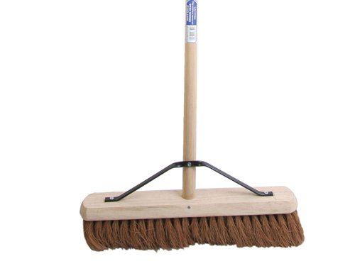 Faithfull Broom Soft Coco 450mm (18in) + Handle & Stay