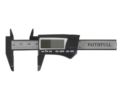 FAICALDIG75 Faithfull Mini Digital Caliper 75mm Capacity