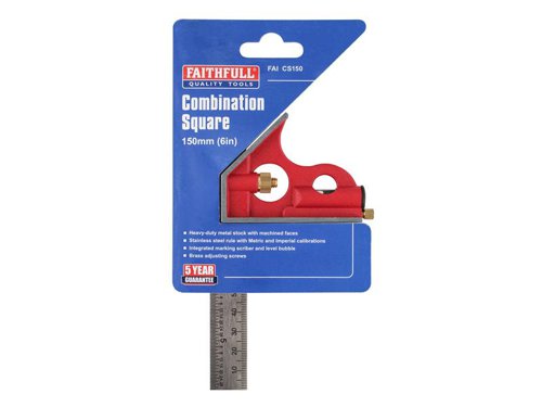 Faithfull Combination Square 150mm (6in)