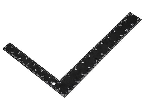 Faithfull Black Steel Roofing Square 200 x 300mm (8 x 12in)