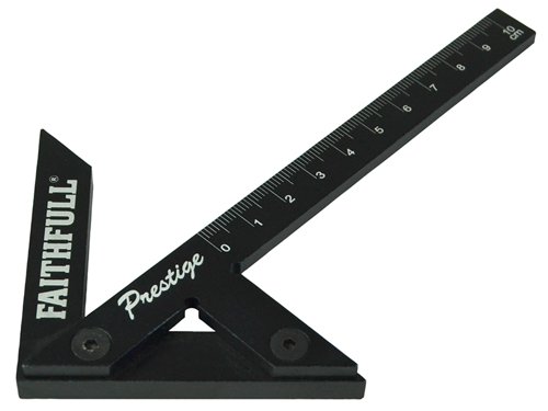 FAI Prestige Centre Finder Gauge Black Aluminium 100mm