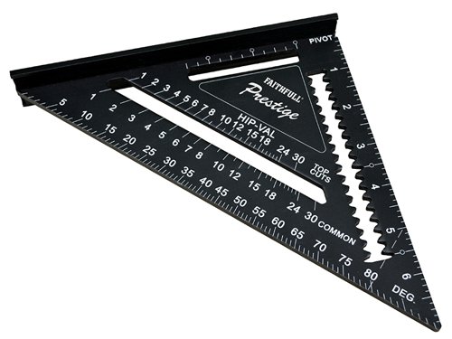 FAI Prestige Quick Square Black Aluminium 178mm (7in)