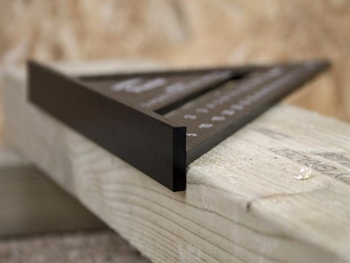 Faithfull Prestige Quick Square Black Aluminium 178mm (7in)