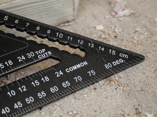 Faithfull Prestige Quick Square Black Aluminium 178mm (7in)