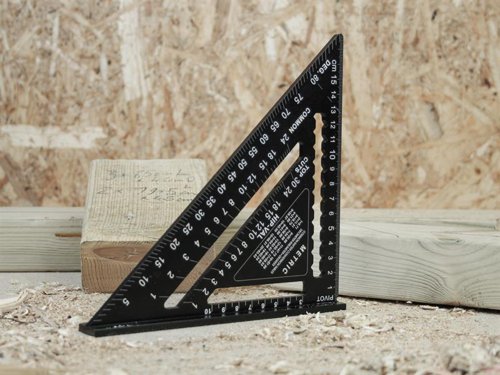 Faithfull Prestige Quick Square Black Aluminium 178mm (7in)