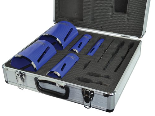 FAIDCKIT11 Faithfull Diamond Core Drill Kit & Case Set of 11