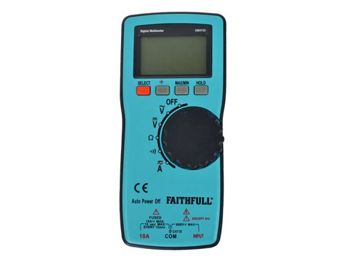 FAIDETAUTO Faithfull Auto-Range Digital Multimeter