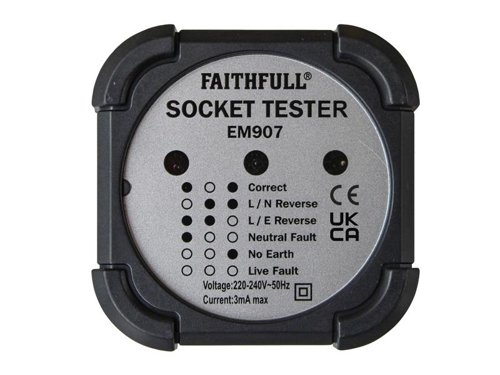 FAIDETSOC Faithfull Socket Polarity Tester