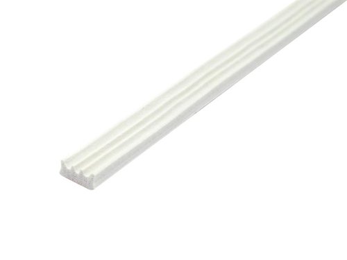 Faithfull EPDM Draught Excluder White 24M 9 x 3.5mm