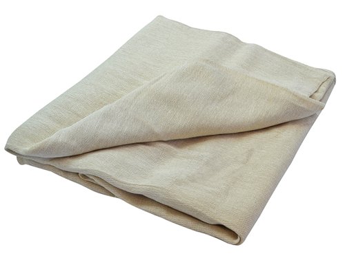Professional quality dust sheets for domestic and trade use, made from 100% cotton twill for long life. Absorbs paint splashes and is machine washable at low temperatures.Faithfull Cotton Twill Dust SheetSize: 3.5 x 2.6m (12 x 9ft approx).