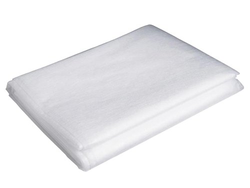 This Faithfull Non-Woven Dust Sheet is lightweight and tear resistant. Its soft fibre surface absorbs spills. Whilst its non-woven material prevents any soak through.