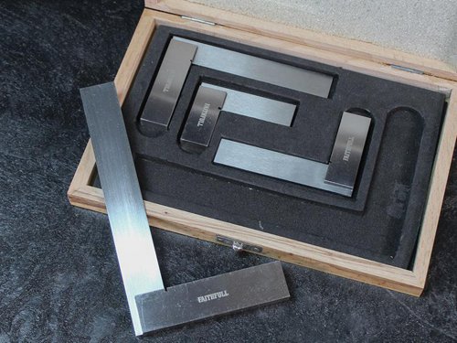 FAI Engineer's Squares Set, 4 Piece