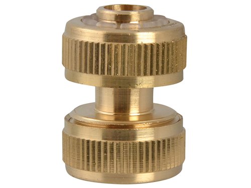 Hose Mender 1/2in. Manufactured from high-quality brass and suitable for use with all 1/2in bore garden hoses.