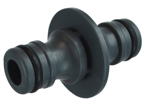 A range of garden hose fittings and accessories manufactured from tough ABS plastic with a TPR soft grip coating that provides a comfortable non-slip grip for easy connection/disconnection even when wet.Hose connectors have a 3-point fixing system that provides a strong watertight seal and a push fit, pull back quick-release mechanism that enables accessories to be securely attached and disconnected in seconds. Products in this range are compatible with all 12.5mm (1/2in) bore hoses and with all other leading brands of hose fittings and accessories.Allows 2 hoses to be joined together when used with 2 female hose connectors. May also be used as a temporary repair solution.