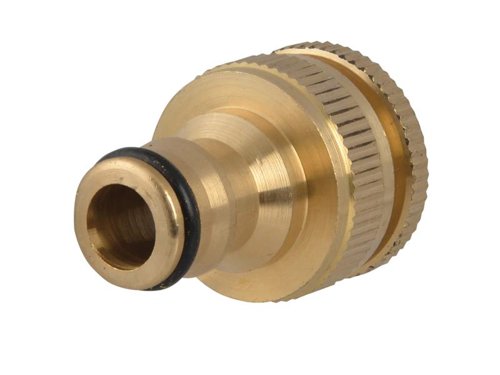 Faithfull Brass Dual Tap Connector 12.5-19mm (1/2 - 3/4in)