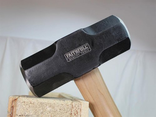 FAIHS14C Faithfull Sledge Hammer Contractor's Hickory Handle 6.35kg (14 lb)