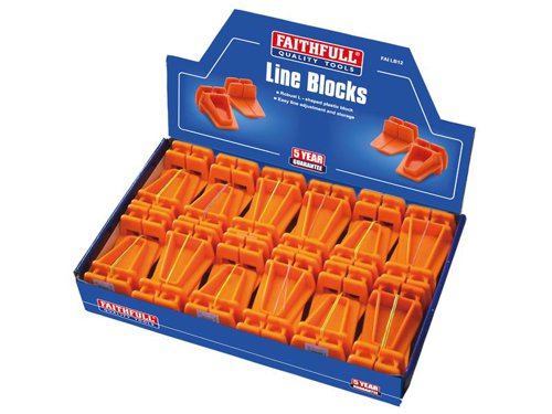 Faithfull Line Block Counter Display (12 Piece) Blocks Only