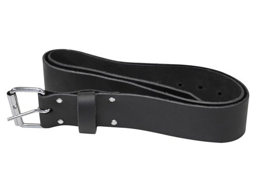 Faithfull Heavy-Duty Leather Belt Black