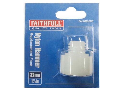 FAINM32RF Faithfull Nylon Hammer Replacment Face 32mm