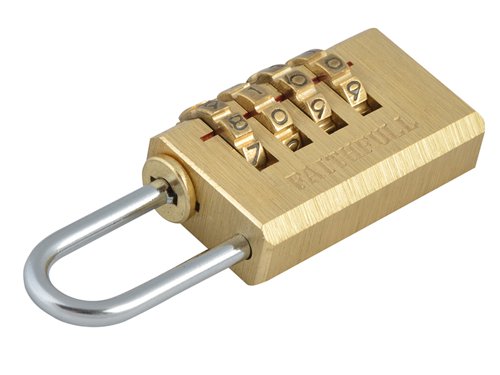 FAI Brass Combination Padlock 20mm