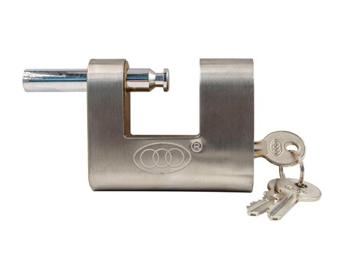 FAI Brass Shutter Padlock 80mm