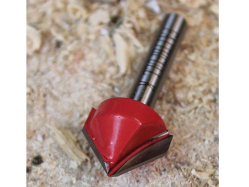 Faithfull Router Bit TCT V-Groove 13.0mm x 19.1mm 1/4in Shank