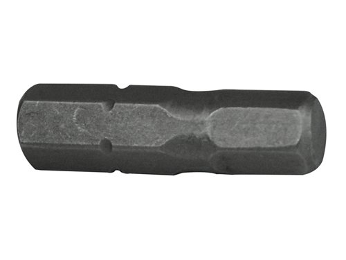 Faithfull Hex S2 Grade Steel Screwdriver Bits 3 x 25mm (Pack 3)