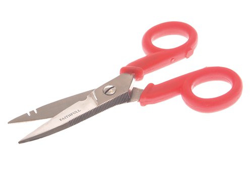 FAISCWC5 Faithfull Electrician's Wire Cutting Scissors 125mm (5in)