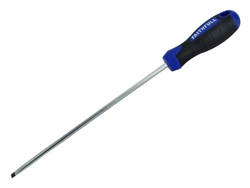 Faithfull Soft Grip Screwdriver Parallel Slotted Tip 5.5 x 200mm