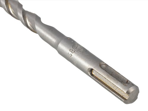 These high-performance Faithfull Tungsten Carbide Tipped Drill Bits fit into SDS Plus chucks which provide a particularly secure non-slip grip that transmits maximum power for rotary percussion drilling, mainly into concrete.The SDS Plus bits ensure maximum power transmission due to their unique fluted shaft. This effectively removes situations where a perfectly serviceable cutting edge is rendered useless by a worn shank. The SDS Plus system also enables faster changing of drills using a quick release keyless chuck.For use in bricks, blocks, concrete containing aggregates, marble and hard stone, and other hard masonry materials.The Faithfull FAISDS5160 SDS Drill has a heavy-duty tungsten carbide tip with the following dimensions:Diameter: 5mmWorking Length: 50mmOverall Length: 110mm