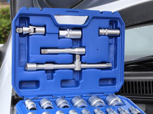 FAI 1/2in Drive Socket Set, 22 Piece
