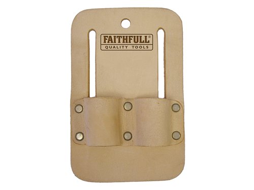 The Faithfull Double Scaffold Spanner Holder is made to a high specification using quality heavy-duty hide. This Faithfull holder is made to last and provide dependable service. It has two loops for scaffold spanners or socket bars, the holder will fit most belts.Specification:Size: 150 x 100mm (6 x 4in).