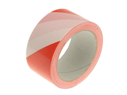 FAI Professional Self-Adhesive Hazard Tape Red/White 50mm x 33m