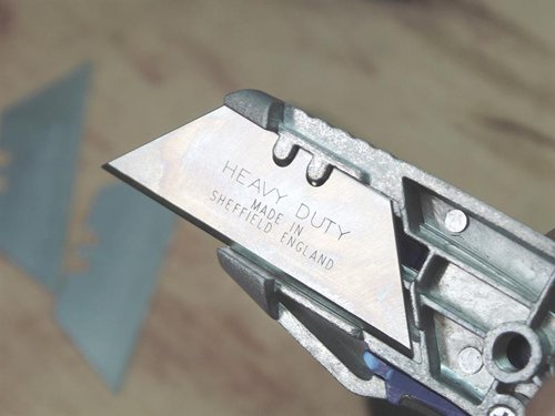 FAITKB10UK Faithfull Heavy-Duty Trimming Knife Blades (Dispenser 10)