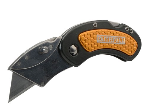 FAITKUTILITY Faithfull Utility Folding Knife with Blade Lock