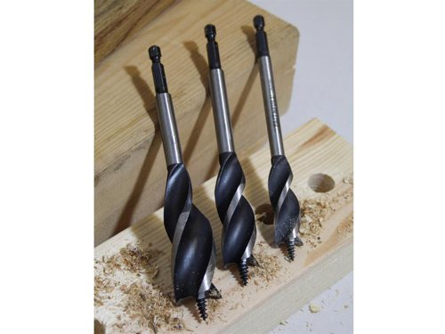 FAI Tri-Point Speed Auger Bit Set, 3 Piece