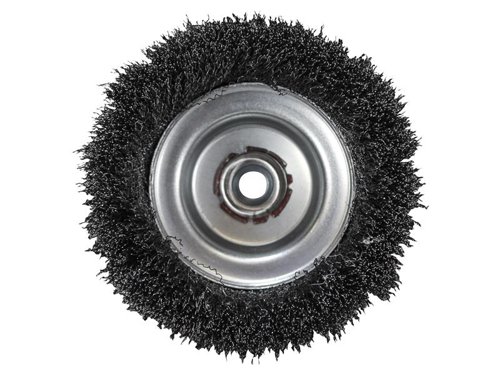 Faithfull Wire Cup Brush 125mm M14x2, 0.30mm Steel Wire