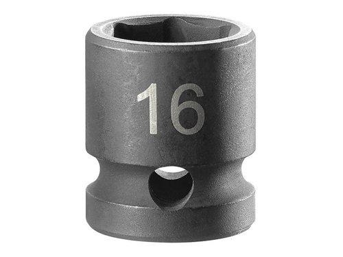 FCMNSS16A Facom 6-Point Stubby Impact Socket 1/2in Drive 16mm