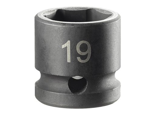 FCMNSS19A Facom 6-Point Stubby Impact Socket 1/2in Drive 19mm