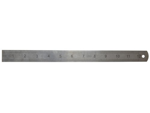 FIS112 Fisher F112ME Steel Rule 300mm / 12in